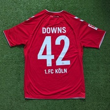 1. FC KÖLN DEUTSCHLAND 2022/2023 AWAY FOOTBALL SHIRT TRIKOT GR. L DOWNS #42