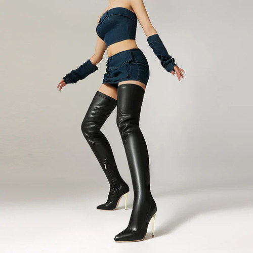 Ultralanger stiefel - stiefel, in