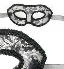 Edel-Domino aus Spitze Maske Maskenball Romantic Gothic WGT LARP 126803913