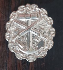 Verwundetenabzeichen der Kaiserliche Marine in Silber, nach 1945 / Steinhauer?