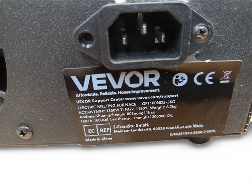 Vevor goldschmelzofen 1350w - vevor,