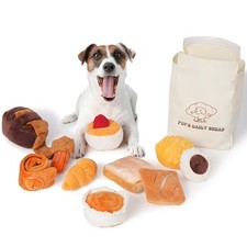 10 Stück Brot Hundespielzeug