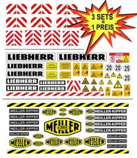Aufkleber 3er Set - Bagger