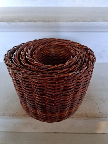 Rattan übertöpfe set - set,