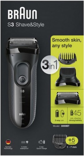 Braun 3000bt shave style - braun, shave&style