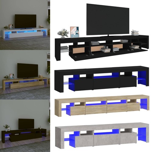Schrank mit led leuchten - tv-schrank,