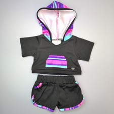 Build A Bear schwarz & lila