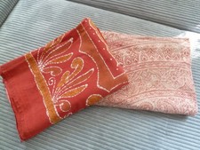 2x Überwurf Bett Sofa Tagesdecke zum Upcycling Mandala ca. 1,45x2,00 & 1,50x2,10