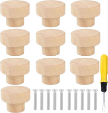 Möbelknöpfe Holzgriff, 10