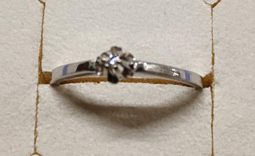 Diamant solitär ring 590 - diamant,