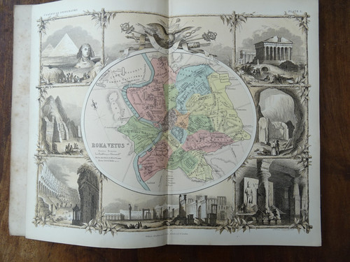 1861 school atlas classical - of,