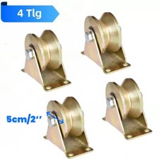 4x Hochlast Torrolle Laufrolle Schiebetor Rolltür Rolltor Hohlkehle Schiebetür