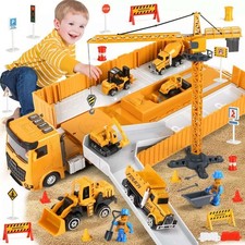Kinder LKW Spielzeug groß Transporter Auto Truck Spielzeug Bagger Bulldozer DHL
