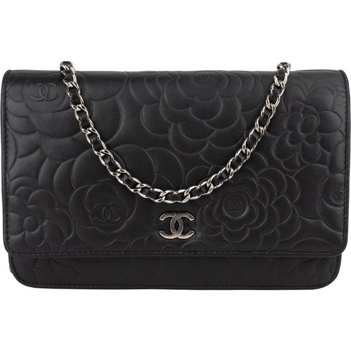 Chanel camellia wallet on - wallet,