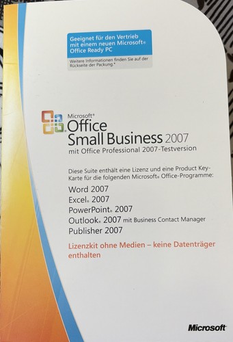 Office 2007 small - small, business