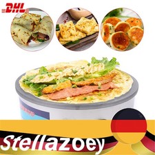 220V 2800W Profi Crepes Maker Edelstahl Crepesgerät Crepesplatte SX-450P 45cm