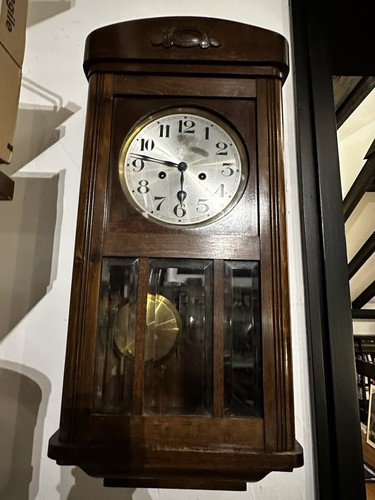 Antike wanduhr gustav - gustav, becker