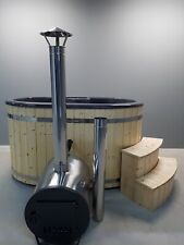 Badefass Badetonne Hot Tub Badezuber Außenwhirlpool Badebottich GFK Tube Oval