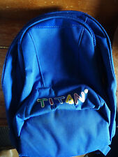Titan kleiner Rucksack 23x34 cm blau selten getragen mit Reflektor