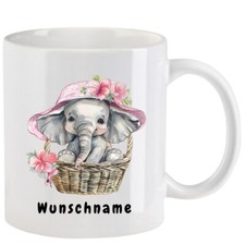Tasse elefant aquarell teil - aquarell,
