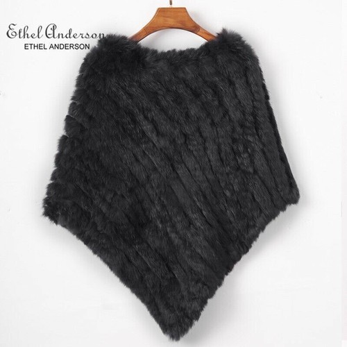 Echtes kaninchenfell poncho - kaninchenfell,
