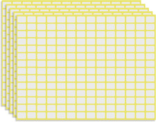 Selbstklebende Etiketten 2940 Stück 13x8 mm universal für Büro Schule Küche