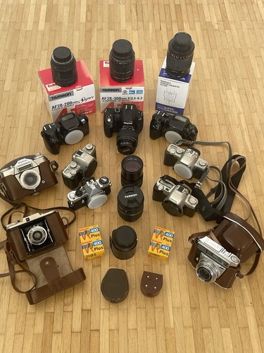 Große fotokameras objektive - &,