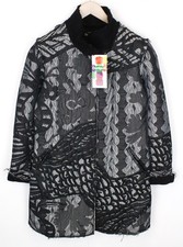 Desigual Damen Mantel 38 Grau