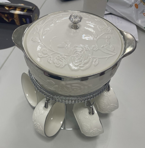 Porzellan suppen set - porzellan, suppen-set