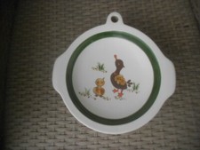 SMF Schramberg Keramik Wärmeteller - Warmhalteteller - Kinderteller  " Entchen "