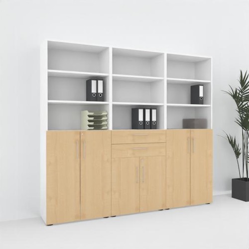 Büro schrankwand 240 - schrankwand,