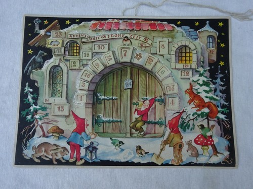 Alter adventskalender zwerge - alter,