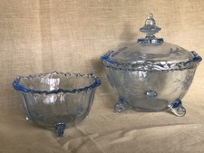 Glasschale mit Deckel Set