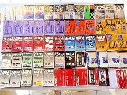 Agfa vintage bespielte - 58, mc