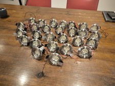 27x Brumberg LED Einbaustrahler Edelstahl 4,2W Warweiss, Dm-60mm,