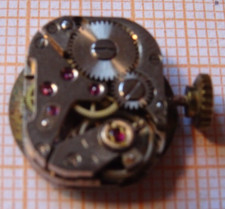 Altes gebrauchte Handaufzug Werk Felsus AS 976, 986 defekt defekt Unruhe OK GX32