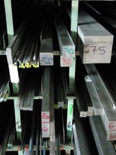 Edelstahl V2A 1.4301 vierkant 4-kant 8x8mm blank gezogen *Länge auswählen*