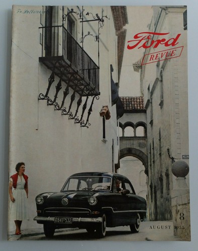 Ford revue august 1955 - ford,