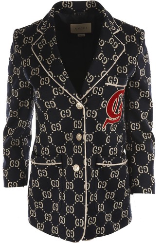 Gucci blazer blau baumwolle - blazer,