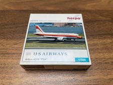 Herpa US Airways Airbus A319 „PSA“ Modellflugzeug 1:500 515238