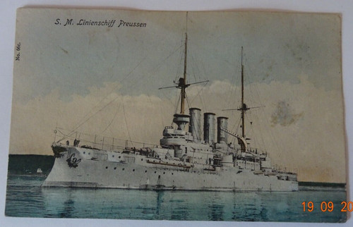 Deutsches kriegsschiff m - ak, s.m