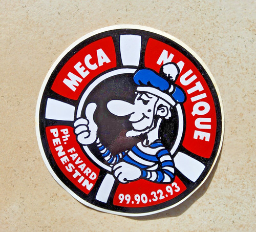Aufkleber meca nautique - meca,