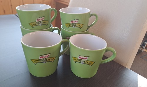 Kaffeetassen mit knorr werbung - kaffeetassen,