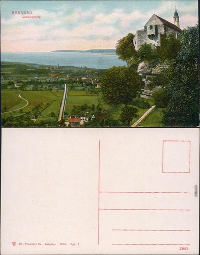 Ansichtskarte bregenz - ansichtskarte,
