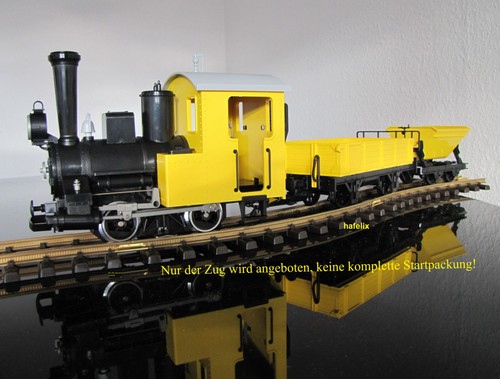 Lgb tlg zugset bauzug neu - lgb, 3-tlg