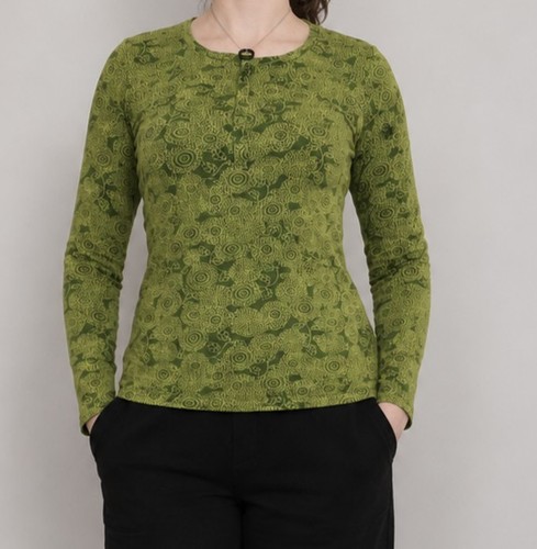Qiero langarmshirt grün - in,