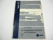 Saab 9-5 1998 Auspuff Kühlung Drosselklappe Turbo Reparaturanleitung Werkstattha