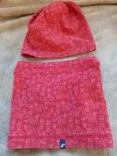 mädchen mütze loop  schal Set  Thermo frühling Jako O Füchse Rot 50 52 Beanie  