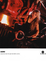 Doro Pesch - Sexy Promo Photo 1989 - Warlock - Conqueress Strong And Proud
