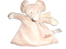 * Schmusetuch Schnuffeltuch - Tiamo Maus Rasselgeräusch beige ca. 20cm